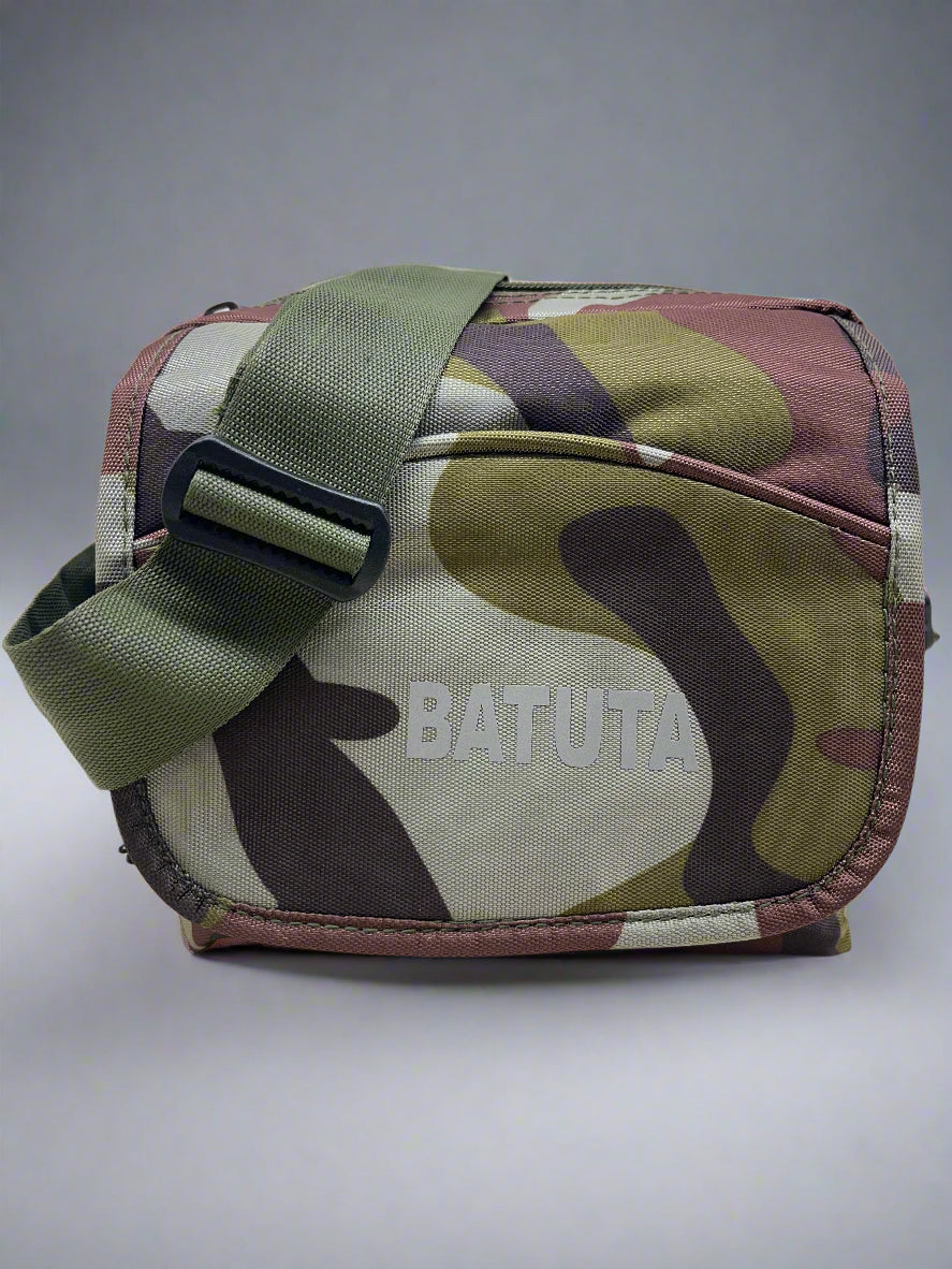 BATUTA - Army Print Waterproof Travel Sling Bag for Men - Durable Polyester Material