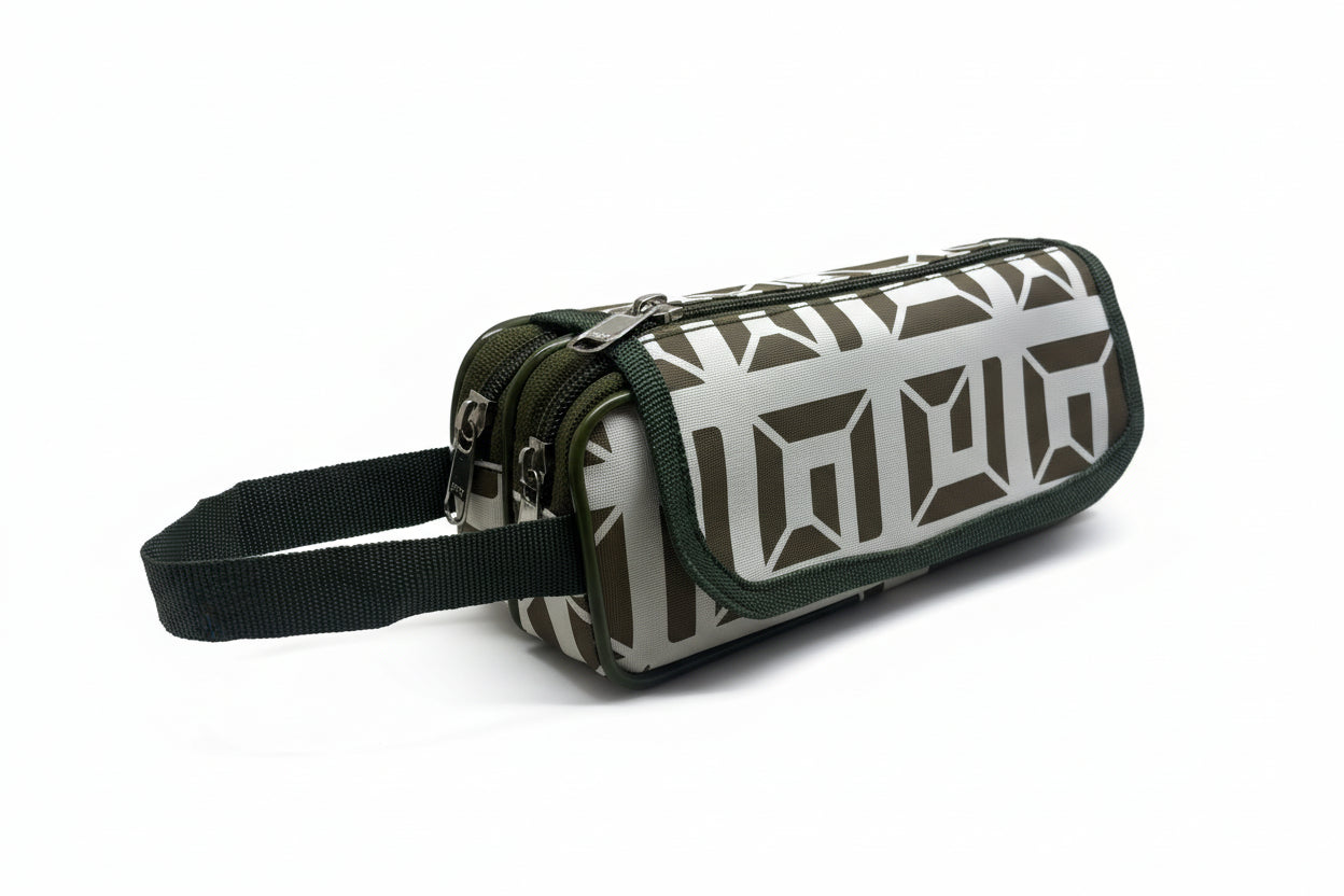 BATUTA Large Size Pencil Case Holder Pouch Pen Bag Marker Stationary Pouch Case 3 Zipper Stationery Case Pen Holde Pencil Pouch