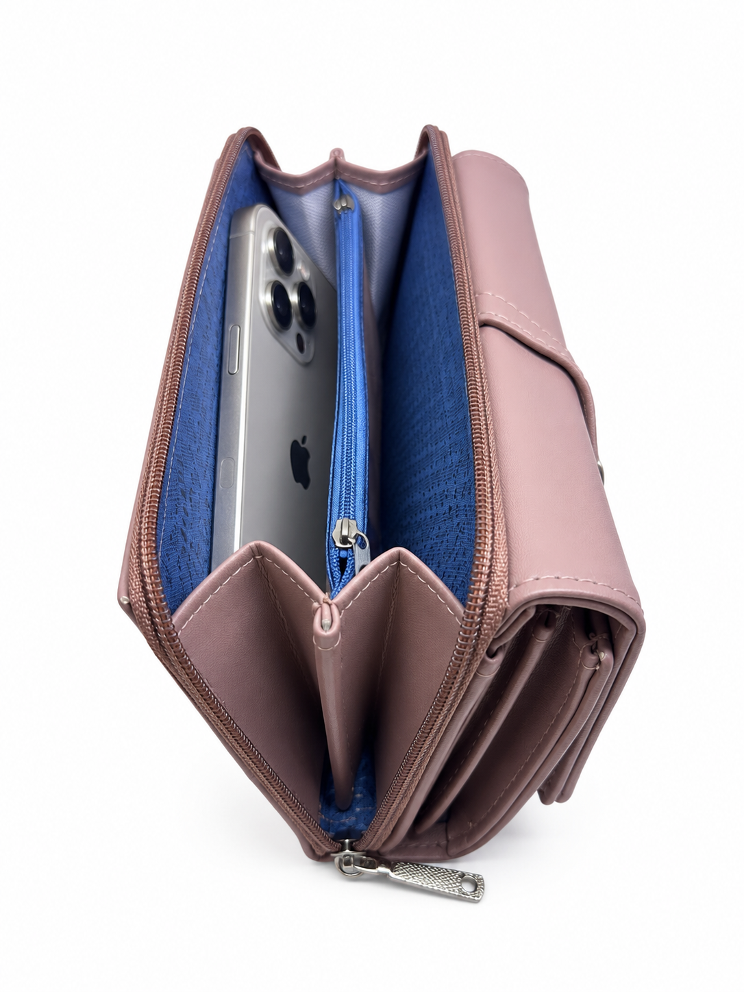 BATUTA Women’s Premium Long Wallet for Women | PU Leather Clutch Wallet | Multiple Card Slots | Cash & Coin Pocket | Stylish Ladies Purse