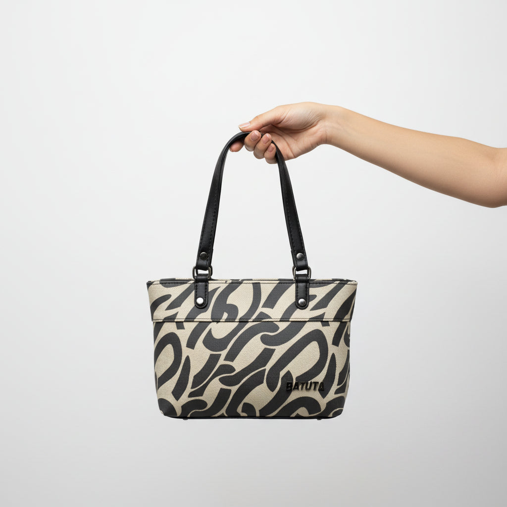 BATUTA HUB Small Hand Bag for Women, PU Leather, Stylish and Lightweight, Top Hand Held Bag