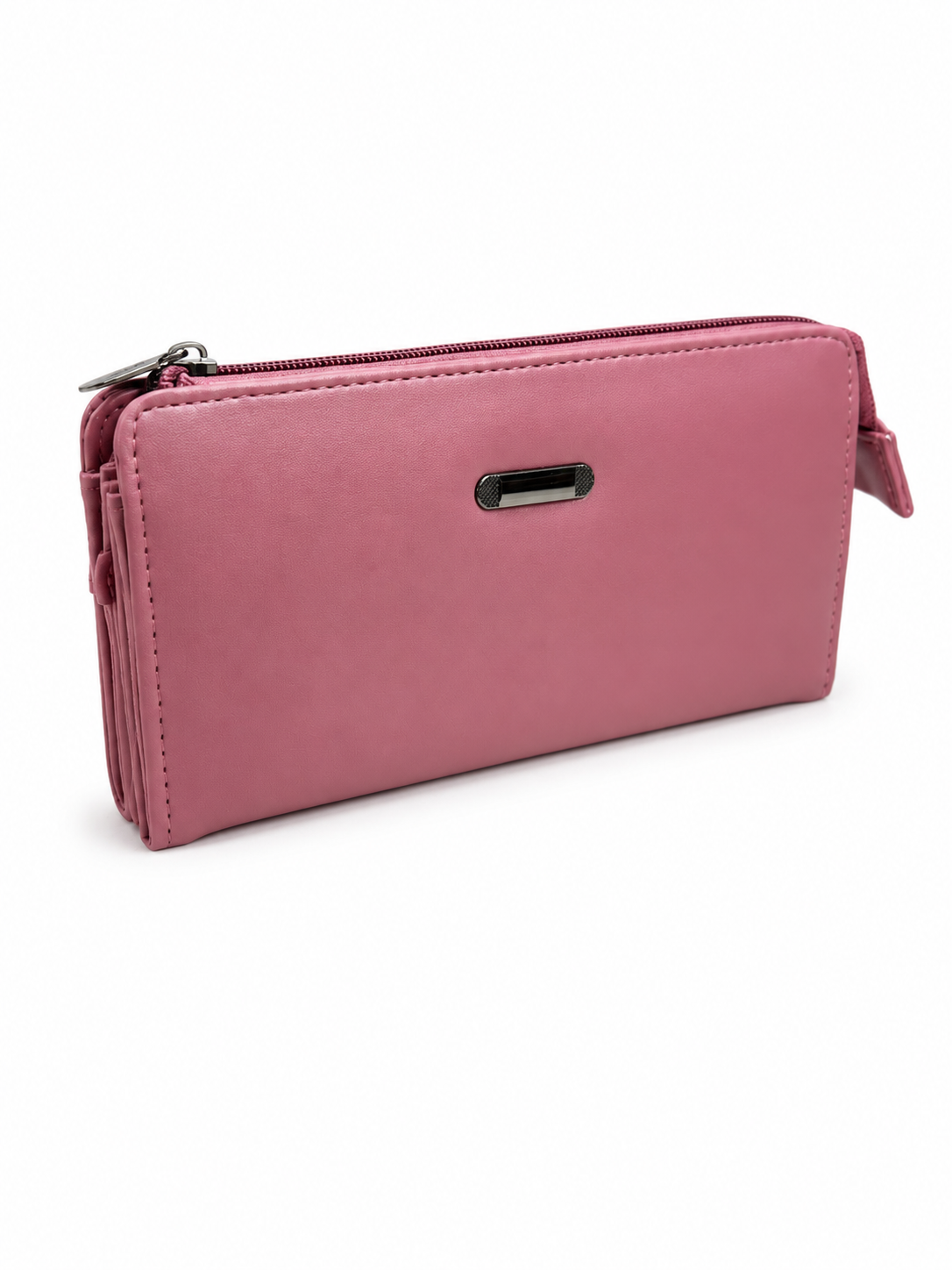 BATUTA Women’s Zip Around Clutch Wallet | PU Leather Ladies Wallet | Multi Compartment Purse with Card Slots, Cash Sections, Coin Pocket & Wrist Strap