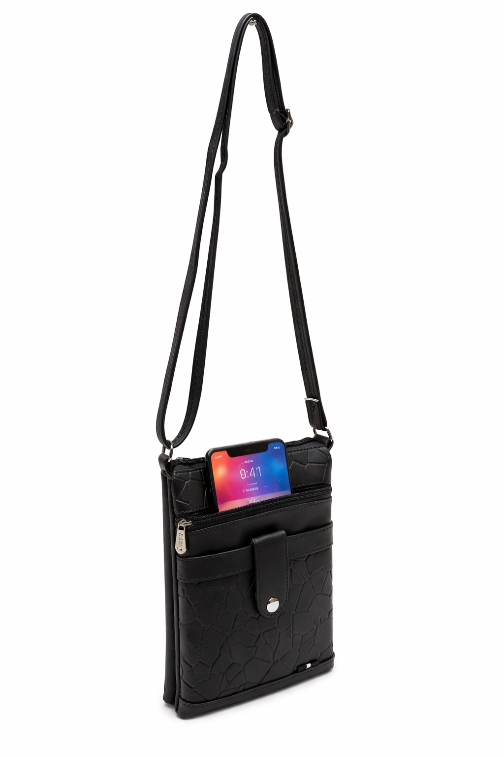 Women Crossbody Sling Bag | Premium PU Leather Small Side Bag for Girls & Ladies | Adjustable Strap | Multiple Zipper Pockets | Lightweight Daily Use Purse