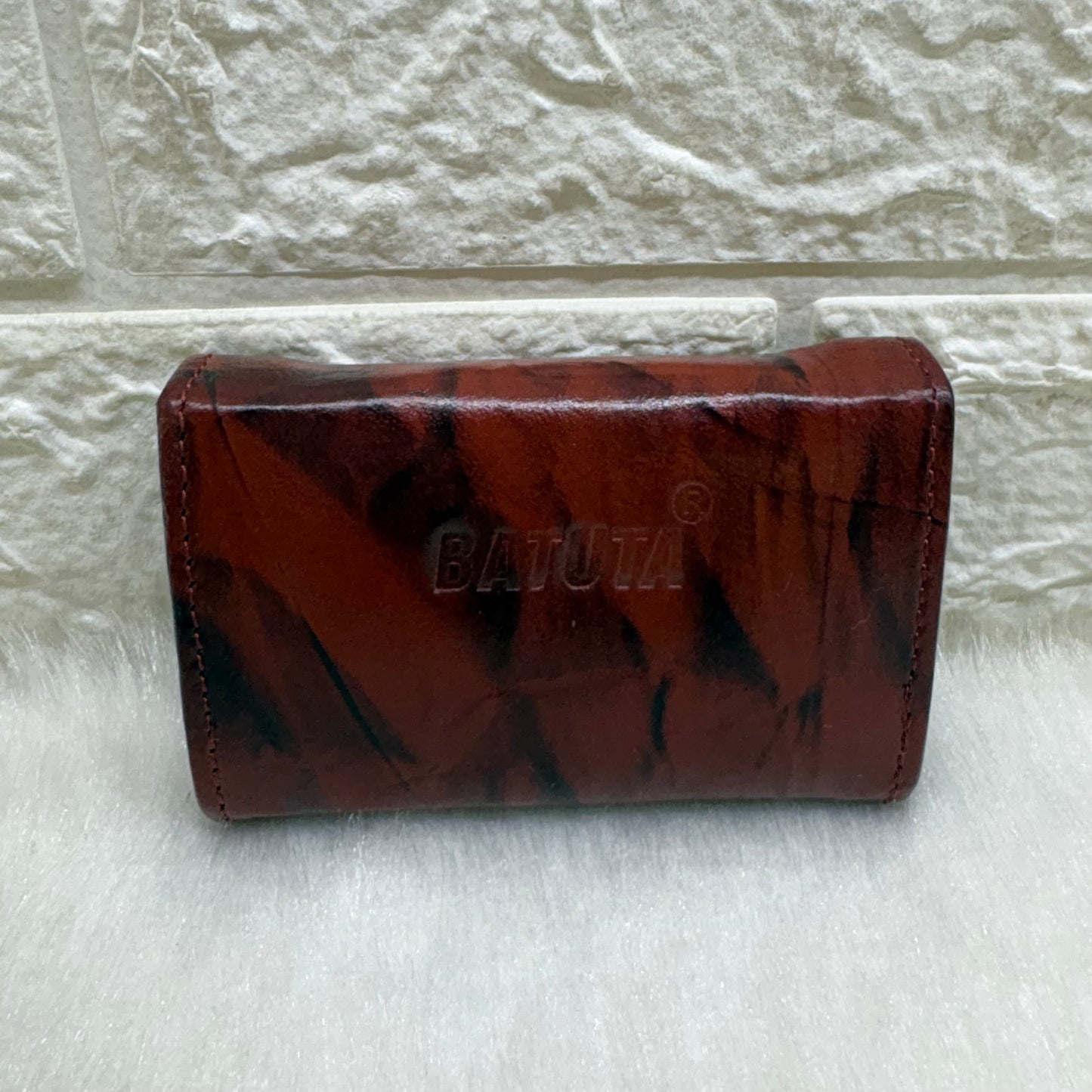 BATUTA HUB Premium Genuine Leather Coin Purse, Brown Compact Card Holder Wallet  Small Handcrafted Money Pouch for Women (Tan)