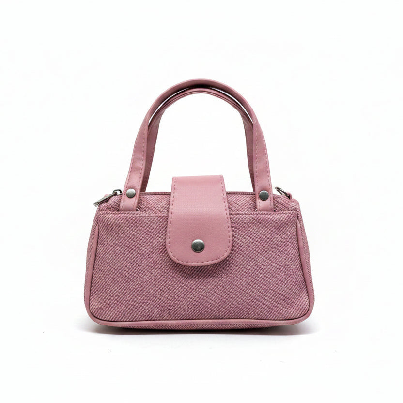 Women Mini Handbag with Sling Strap | Small Stylish Hand Carry Bag | Multi Compartment