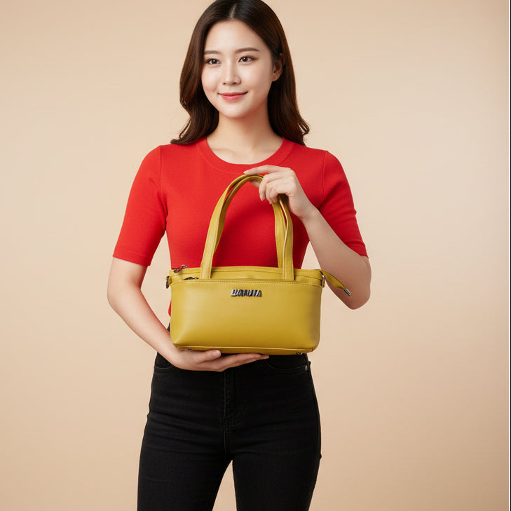 Women Mini Handbag with Sling Strap | Small Stylish Hand Carry Bag | Multi Compartment