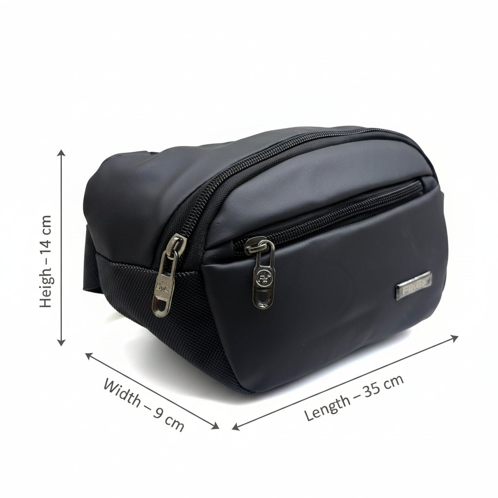 Waist Bag for Men & Women Water-Resistant Travel Fanny Pack Adjustable Belt Crossbody Chest Bag