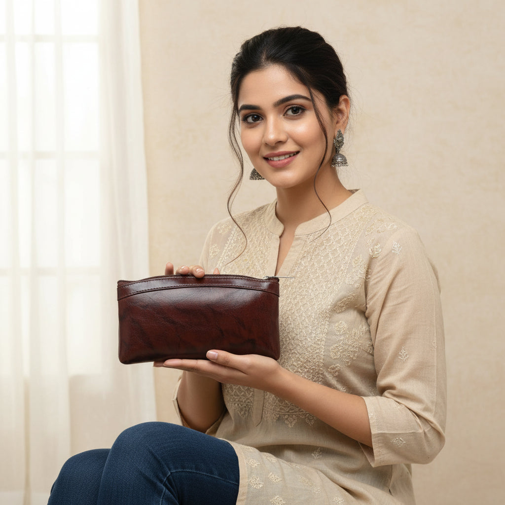 BATUTA Genuine Leather Wallet for Women This single-partition