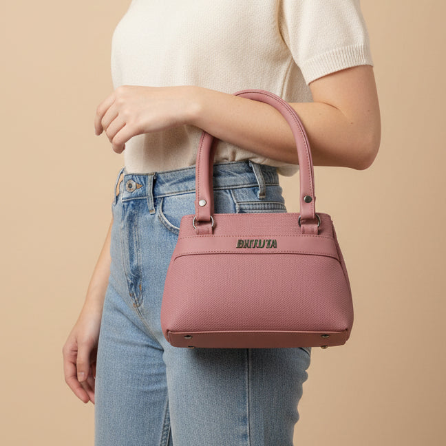 BATUTA HUB Small Hand Bag for Women, PU Leather, Stylish and Lightweight, Top Hand Held Bag