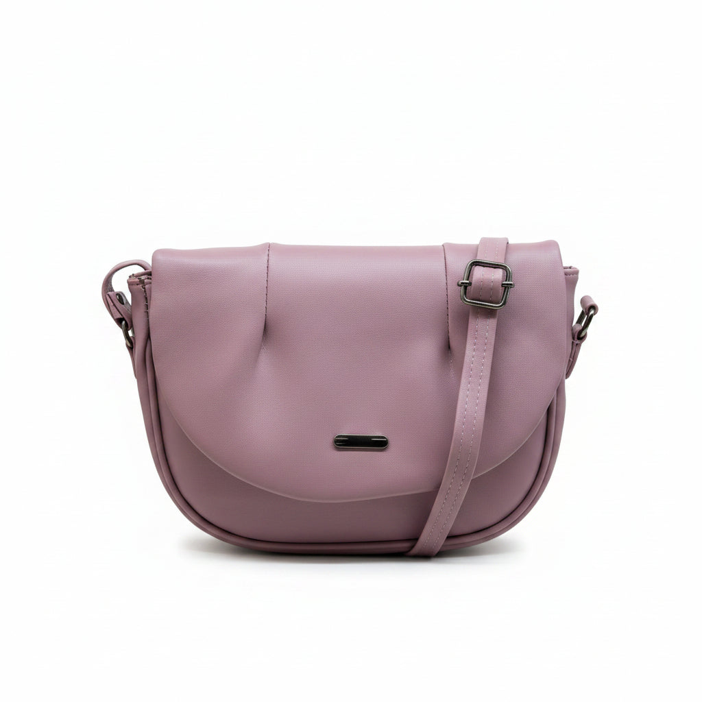 Elegant Flap Closure Crossbody Shoulder Bag with Multiple Compartments