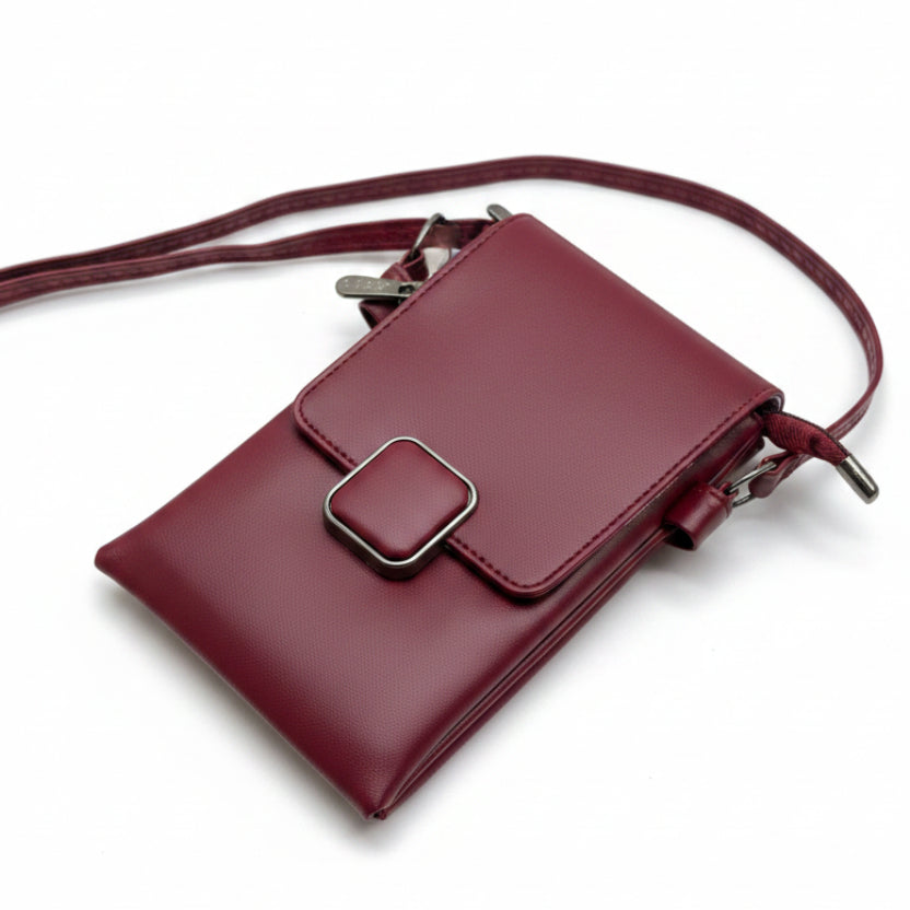 Women’s Premium Sling Crossbody Bag with 2 Pockets & 2 Compartments