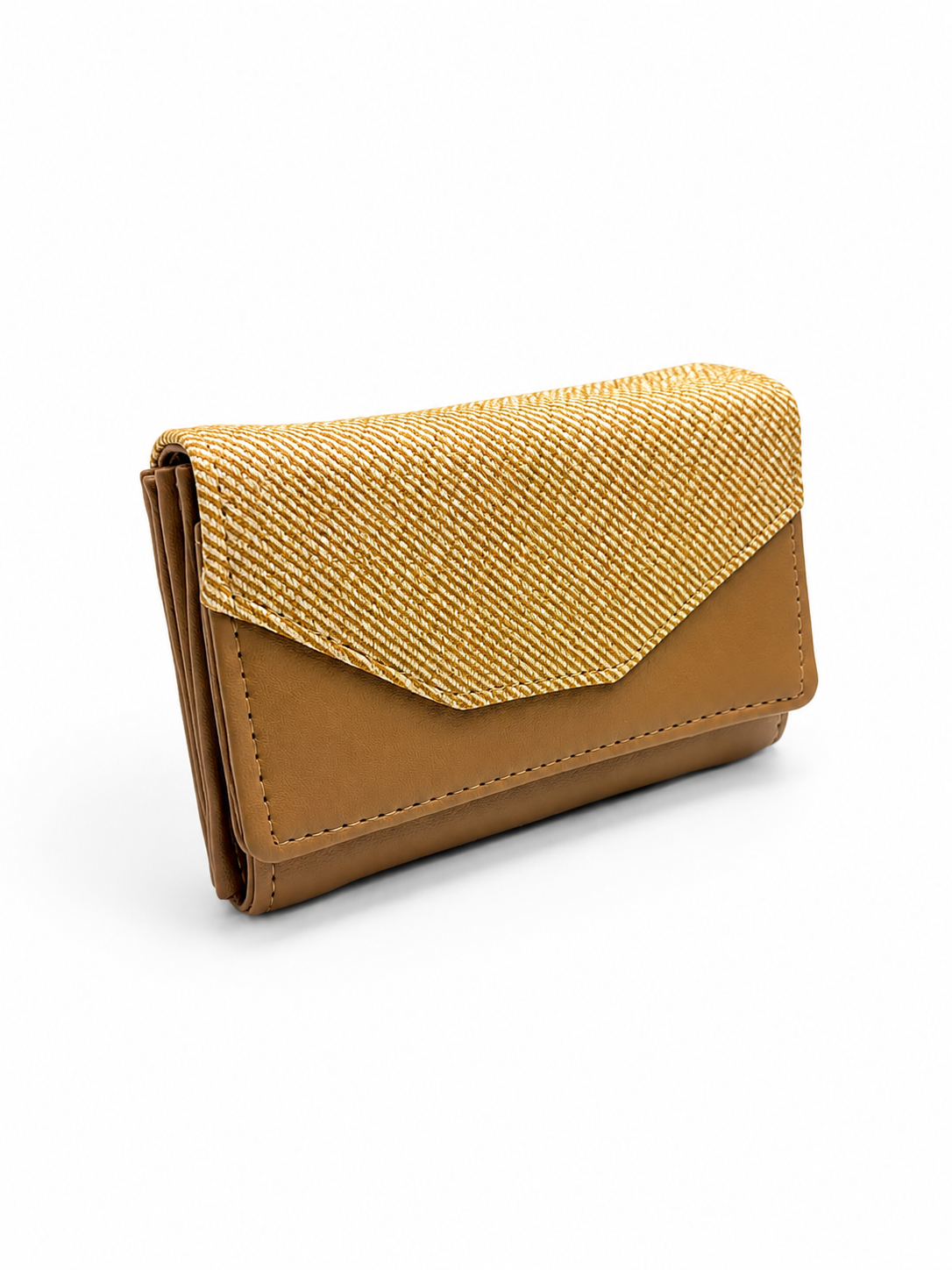 BATUTA Women Bi-Fold PU Leather Wallet | Card Holder | Coin Pocket | Compact Ladies Wallet | Olive Grey