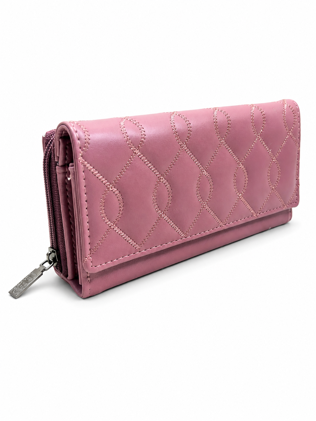 BATUTA Women’s Long Wallet | PU Leather Clutch Wallet for Women | 2 Zip | Multiple Card Slots | Cash & Mobile Holder
