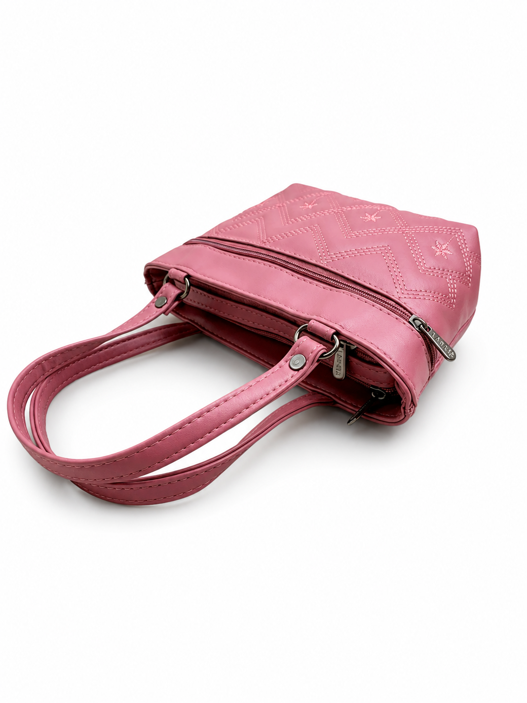 Women Stylish PU Leather Handbag | Small Tote Bag for Daily Use | Zipper Closure Hand Purse for Girls & Women
