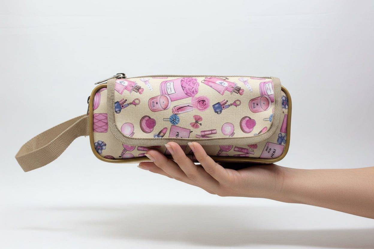 BATUTA HUB Large Size Pencil Case Holder Pouch Pen Bag Marker Stationary Pouch Case 3 Zipper Stationery Case Pen Holde Pencil Pouch