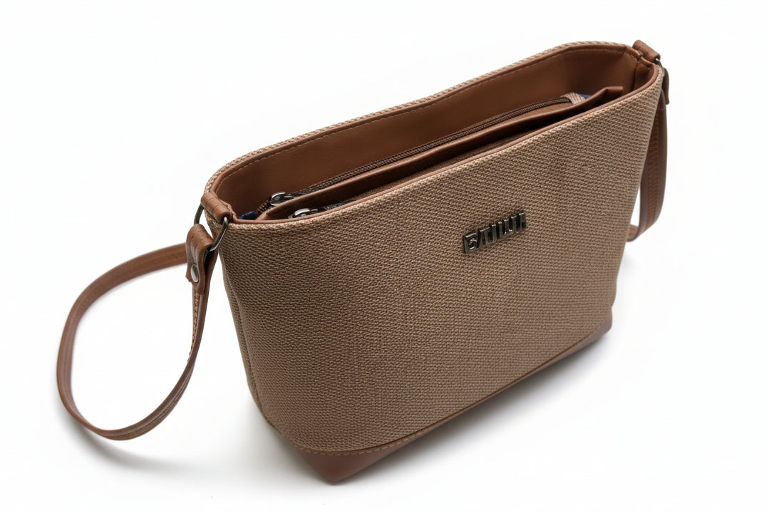 BATUTA HUB Women Crossbody Sling Bag | Premium PU Leather Small Side Bag for Girls & Ladies | Adjustable Strap | Multiple Zipper Pockets | Lightweight Daily Use Purse