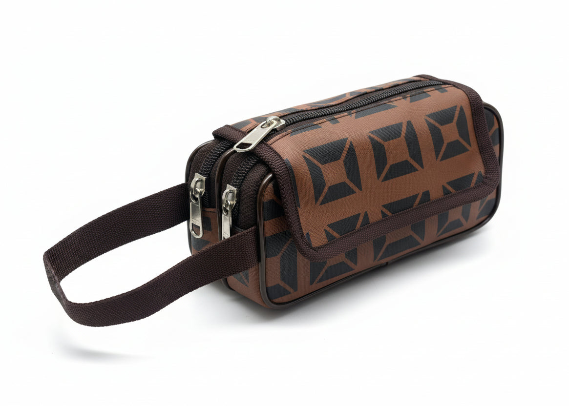 BATUTA Large Size Pencil Case Holder Pouch Pen Bag Marker Stationary Pouch Case 3 Zipper Stationery Case Pen Holde Pencil Pouch