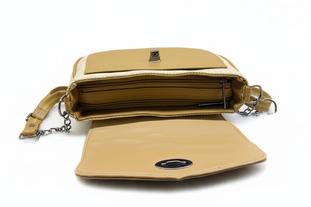 BATUTA HUB Women Crossbody Sling Bag | Premium PU Leather Side Bag for Girls & Ladies | Adjustable Strap | Multiple Zipper Pockets | Lightweight Daily Use Purse