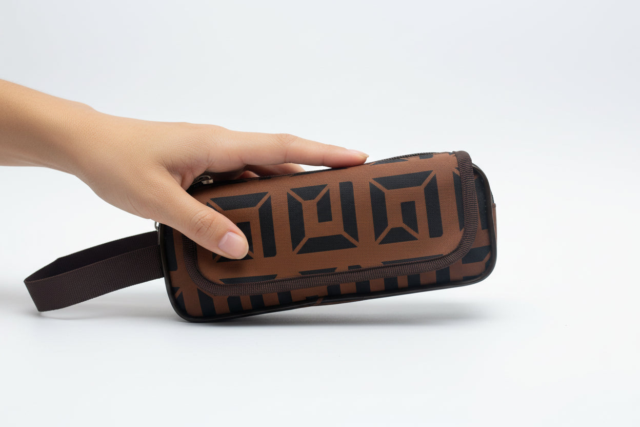 BATUTA Large Size Pencil Case Holder Pouch Pen Bag Marker Stationary Pouch Case 3 Zipper Stationery Case Pen Holde Pencil Pouch