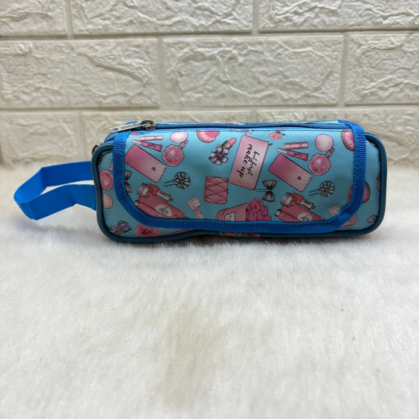 BATUTA HUB Large Size Pencil Case Holder Pouch Pen Bag Marker Stationary Pouch Case 3 Zipper Stationery Case Pen Holde Pencil Pouch