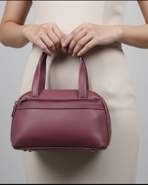 BATUTA Small Hand Bag for Women, PU Leather, Stylish and Lightweight, Top Hand Held Bag