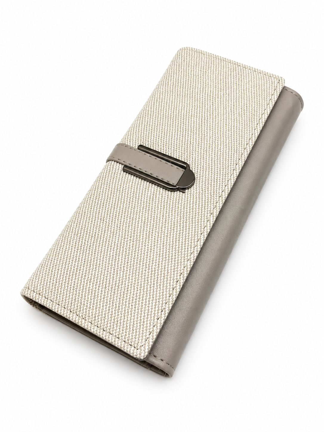 BATUTA HUB Women’s Premium Textured Leatherette Clutch Wallet | Long Ladies Purse with Multiple Card Slots, Zip Pocket & Magnetic Closure | Stylish Wallet for Women