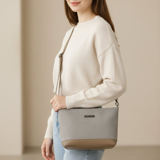 BATUTA HUB Women Crossbody Sling Bag | Premium PU Leather Small Side Bag for Girls & Ladies | Adjustable Strap | Multiple Zipper Pockets | Lightweight Daily Use Purse