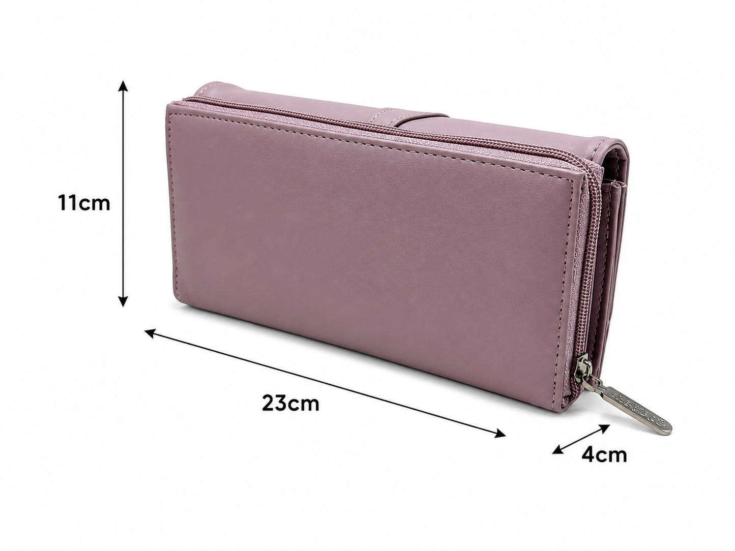 BATUTA Women’s Premium Long Wallet for Women | PU Leather Clutch Wallet | Multiple Card Slots | Cash & Coin Pocket | Stylish Ladies Purse