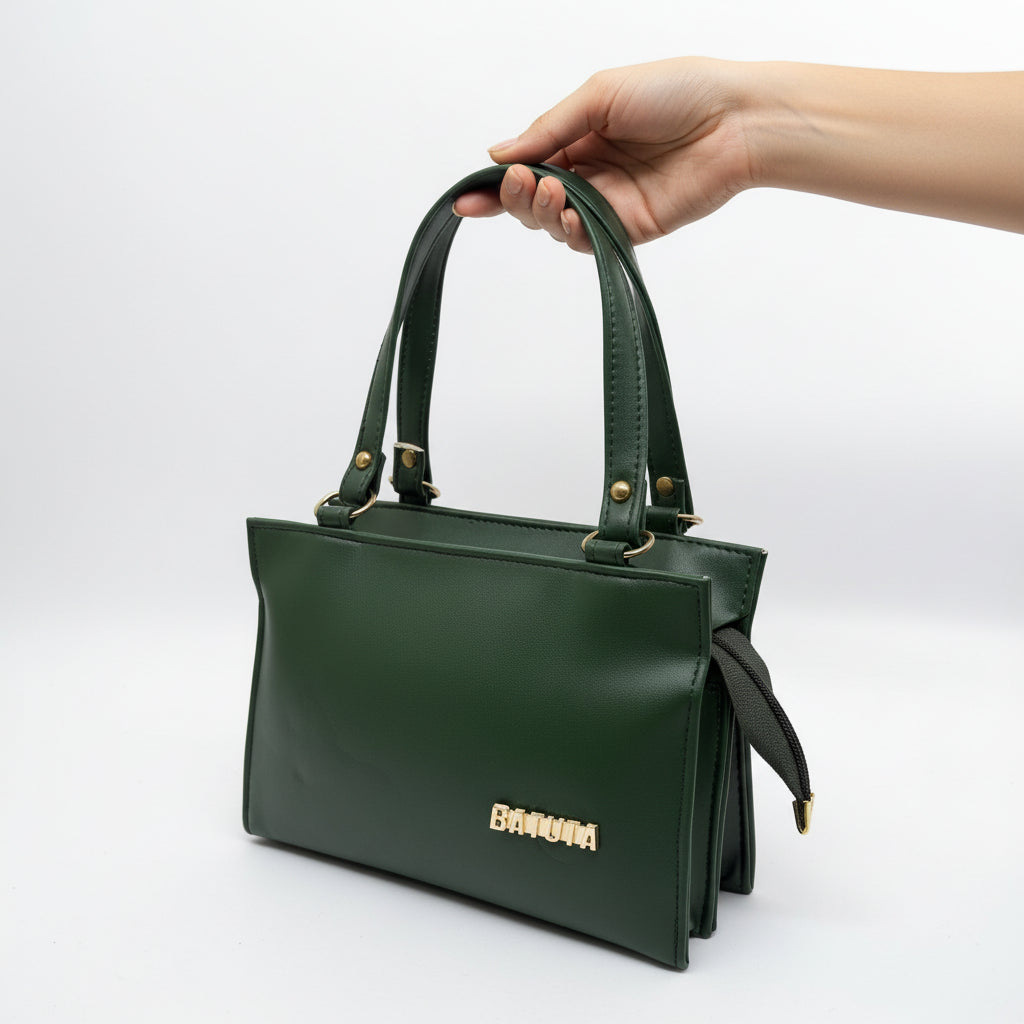 BATUTA Luxury Leather Large Capacity Bag for Women – Stylish PU Leather Satchel Handbag with Multiple Pockets Perfect Travel Bag for Women and Girls