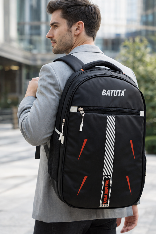 Men’s Stylish Laptop Backpack | Multi-Compartment Travel & Office Bag with Padded Laptop Sleeve, Water Bottle Holder & Adjustable Straps