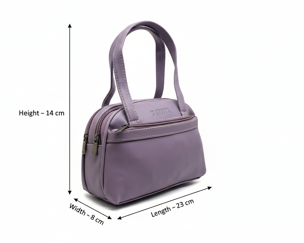 BATUTA Small Hand Bag for Women, PU Leather, Stylish and Lightweight, Top Hand Held Bag