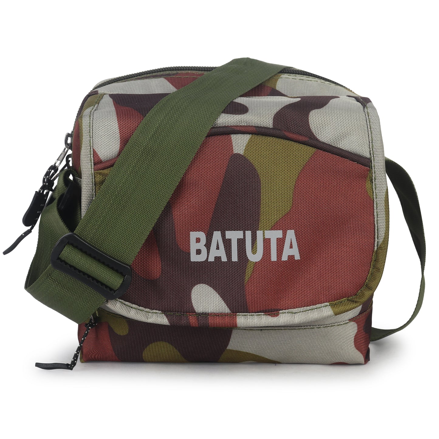 BATUTA - Army Print Waterproof Travel Sling Bag for Men - Durable Polyester Material