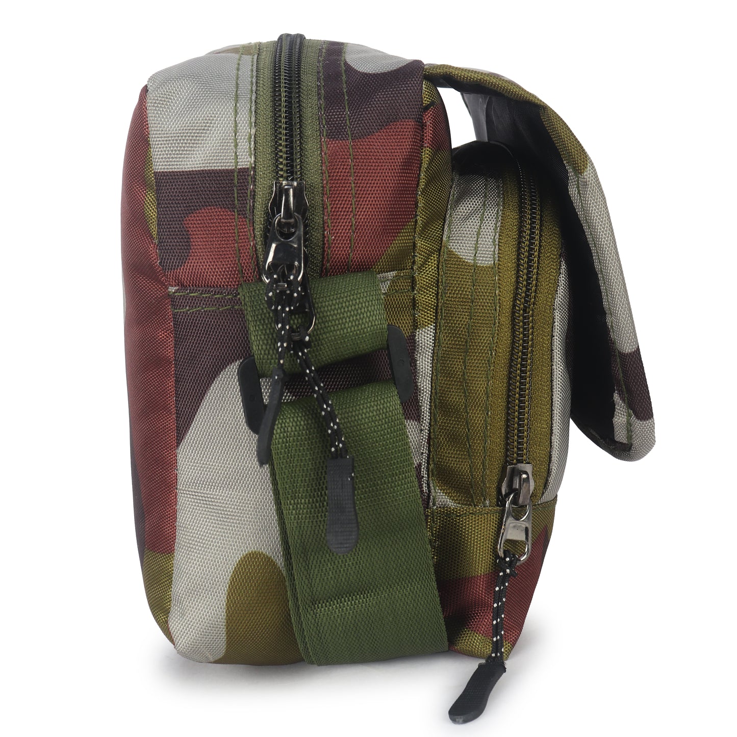 BATUTA - Army Print Waterproof Travel Sling Bag for Men - Durable Polyester Material