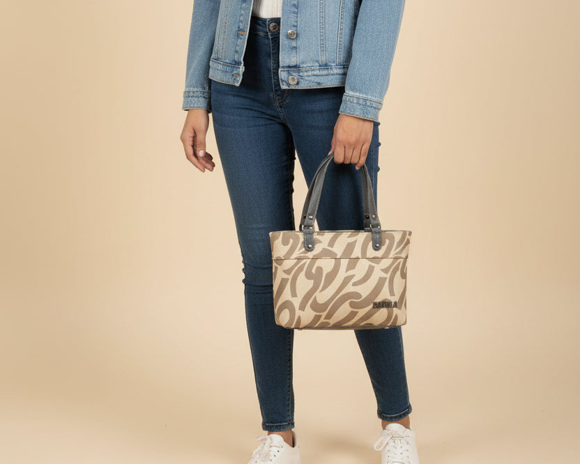 BATUTA HUB Small Hand Bag for Women, PU Leather, Stylish and Lightweight, Top Hand Held Bag