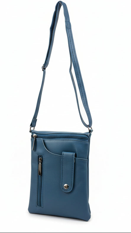 BATUTA HUB Women Crossbody Sling Bag | Premium PU Leather Small Side Bag for Girls & Ladies | Adjustable Strap | Multiple Zipper Pockets | Lightweight Daily Use Purse