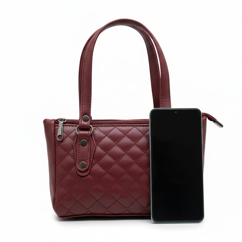 BATUTA HUB Small Hand Bag for Women, PU Leather, Stylish and Lightweight, Top Hand Held Bag