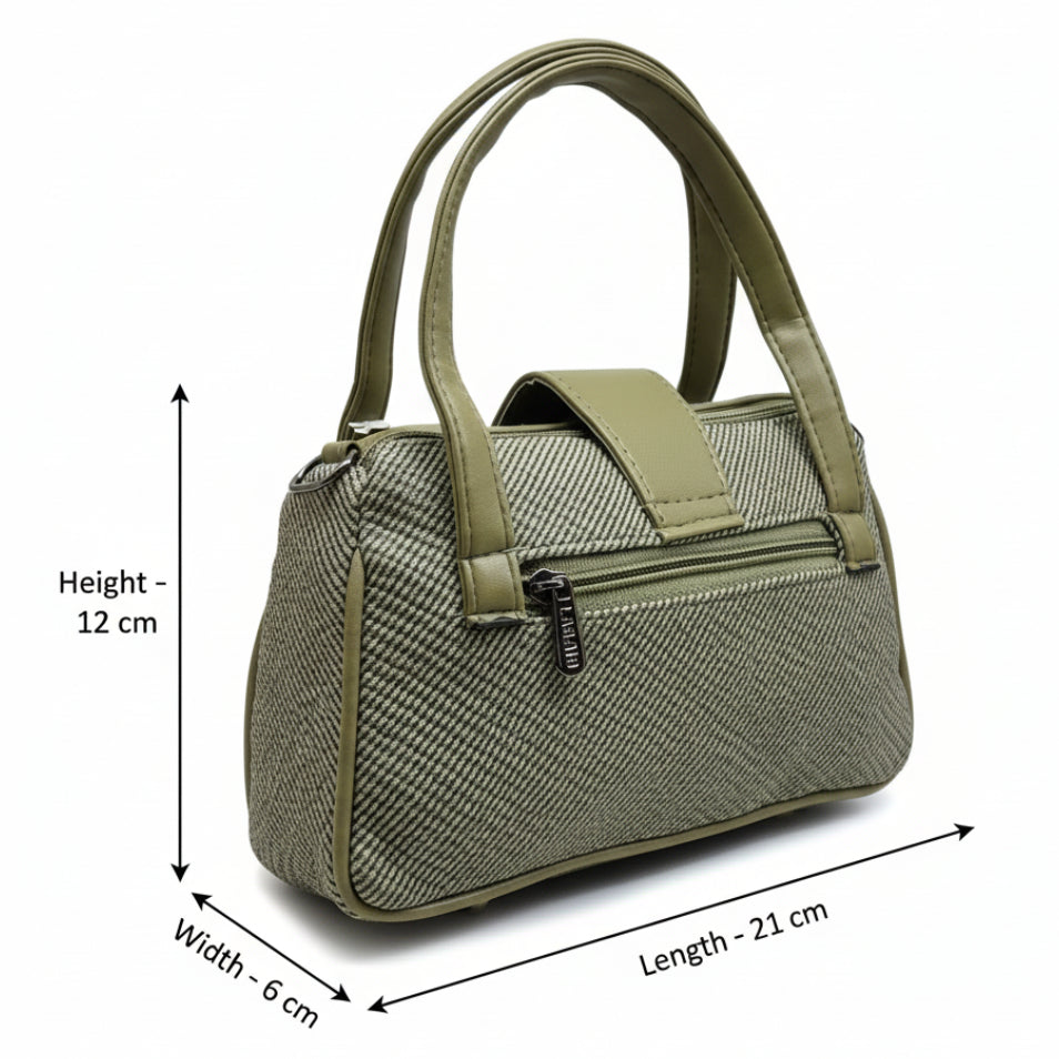 Women Mini Handbag with Sling Strap | Small Stylish Hand Carry Bag | Multi Compartment