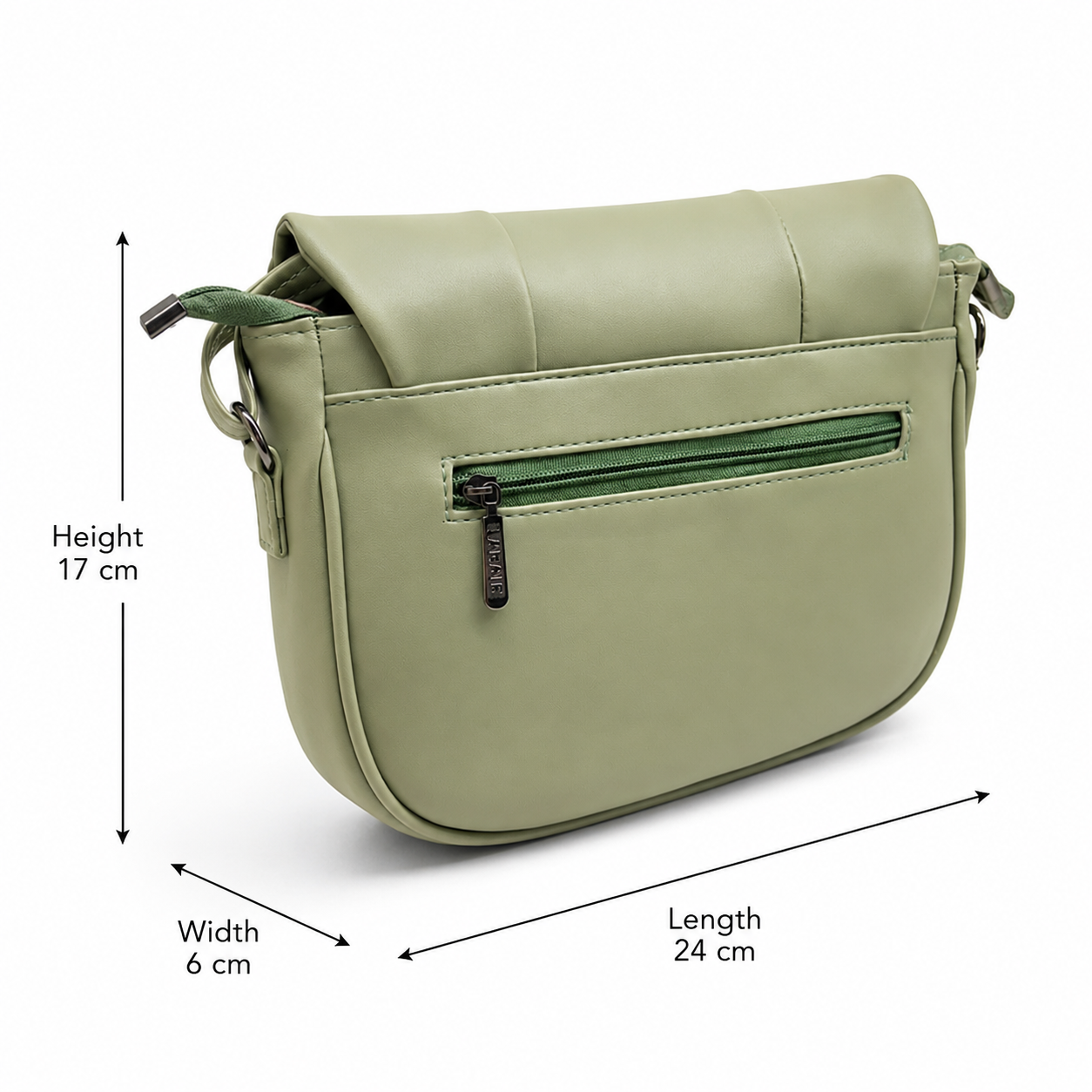 Elegant Flap Closure Crossbody Shoulder Bag with Multiple Compartments