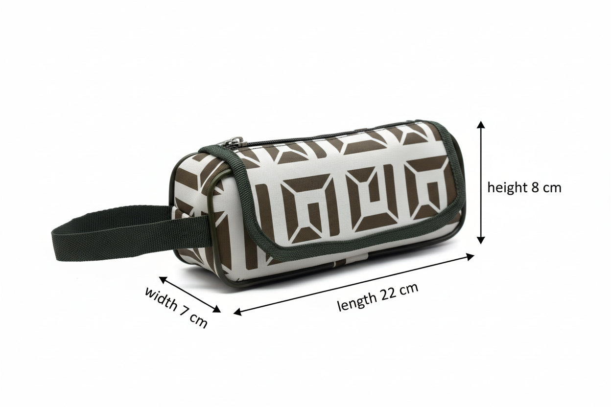 BATUTA Large Size Pencil Case Holder Pouch Pen Bag Marker Stationary Pouch Case 3 Zipper Stationery Case Pen Holde Pencil Pouch