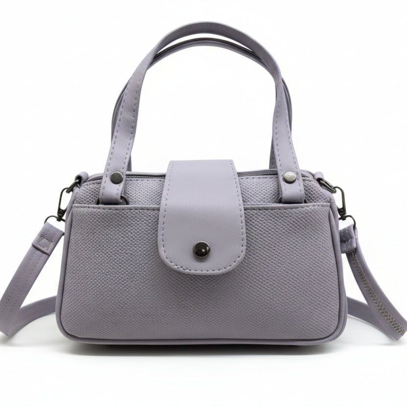 Women Mini Handbag with Sling Strap | Small Stylish Hand Carry Bag | Multi Compartment