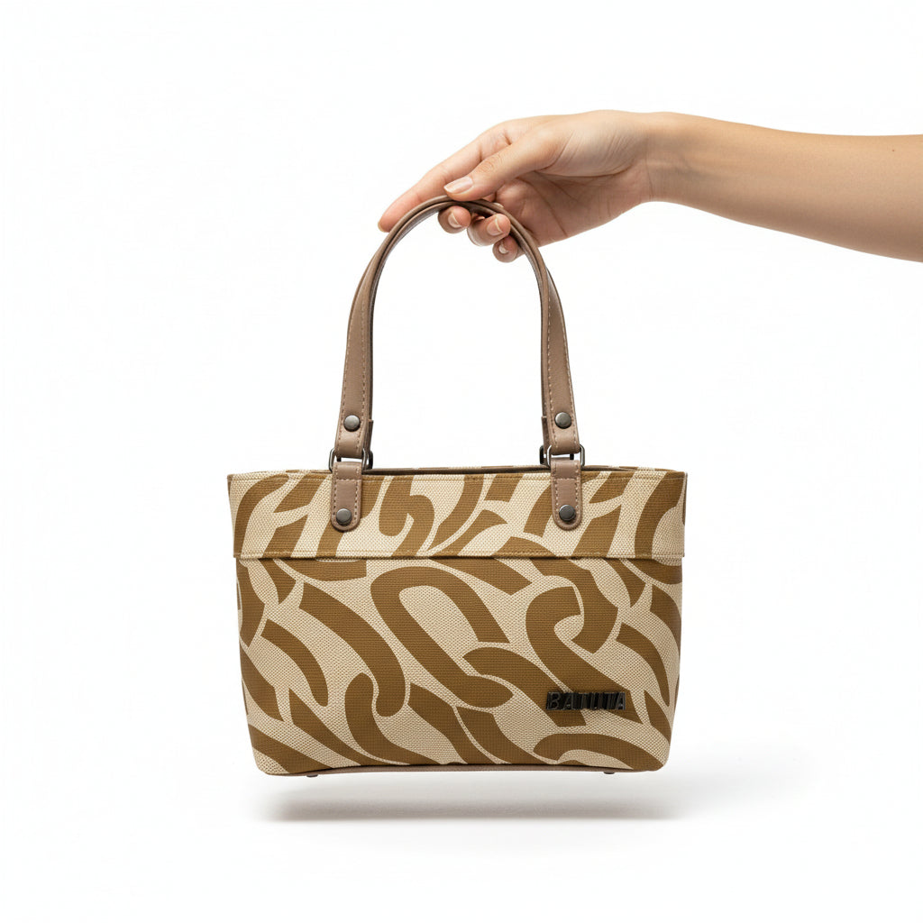 BATUTA HUB Small Hand Bag for Women, PU Leather, Stylish and Lightweight, Top Hand Held Bag