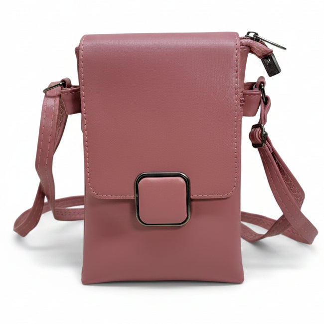 Women’s Premium Sling Crossbody Bag with 2 Pockets & 2 Compartments