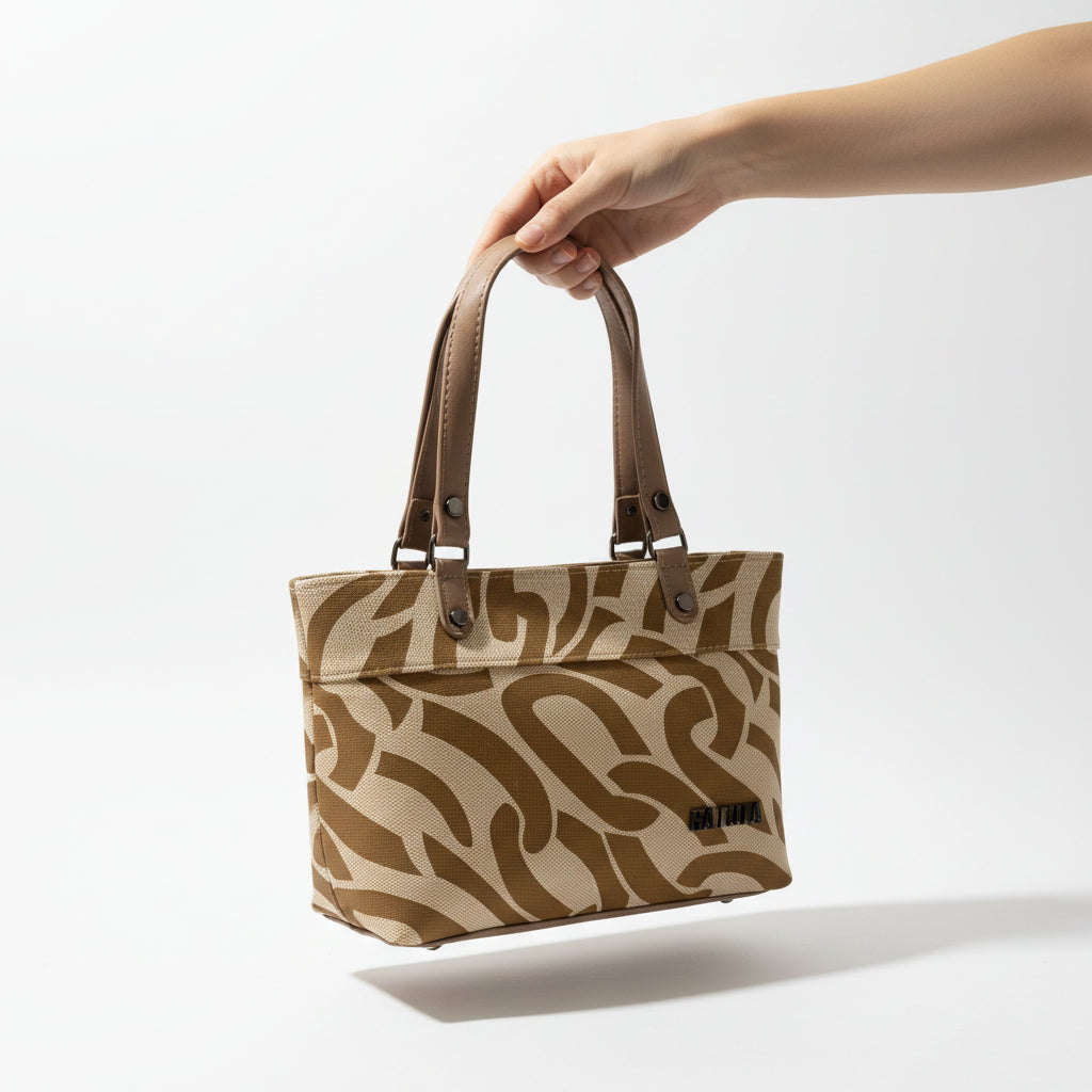 BATUTA HUB Small Hand Bag for Women, PU Leather, Stylish and Lightweight, Top Hand Held Bag