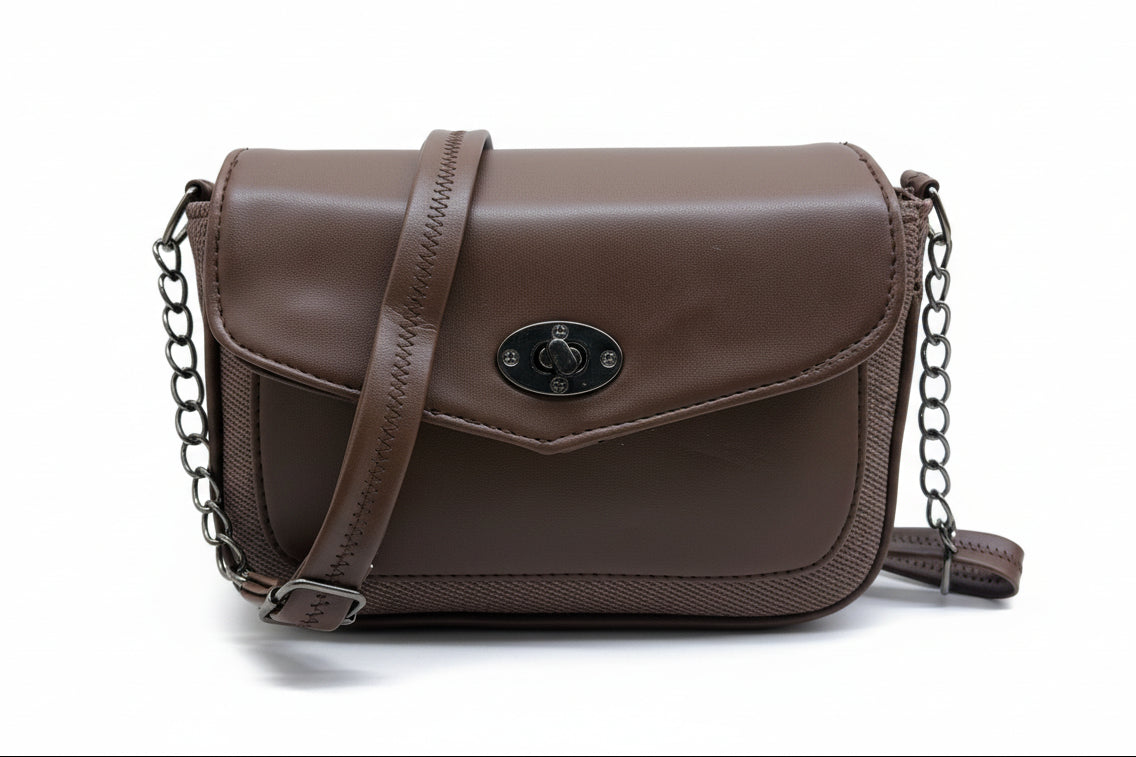 BATUTA HUB Women Crossbody Sling Bag | Premium PU Leather Side Bag for Girls & Ladies | Adjustable Strap | Multiple Zipper Pockets | Lightweight Daily Use Purse