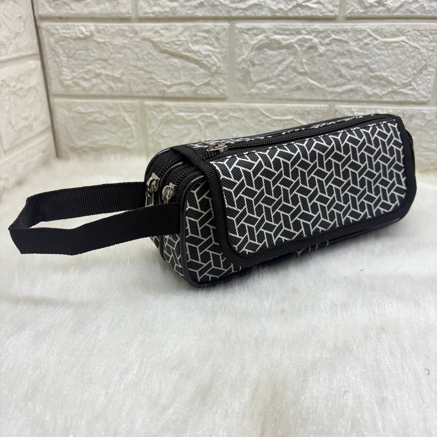 BATUTA HUB Large Size Pencil Case Holder Pouch Pen Bag Marker Stationary Pouch Case 3 Zipper Stationery Case Pen Holde Pencil Pouch