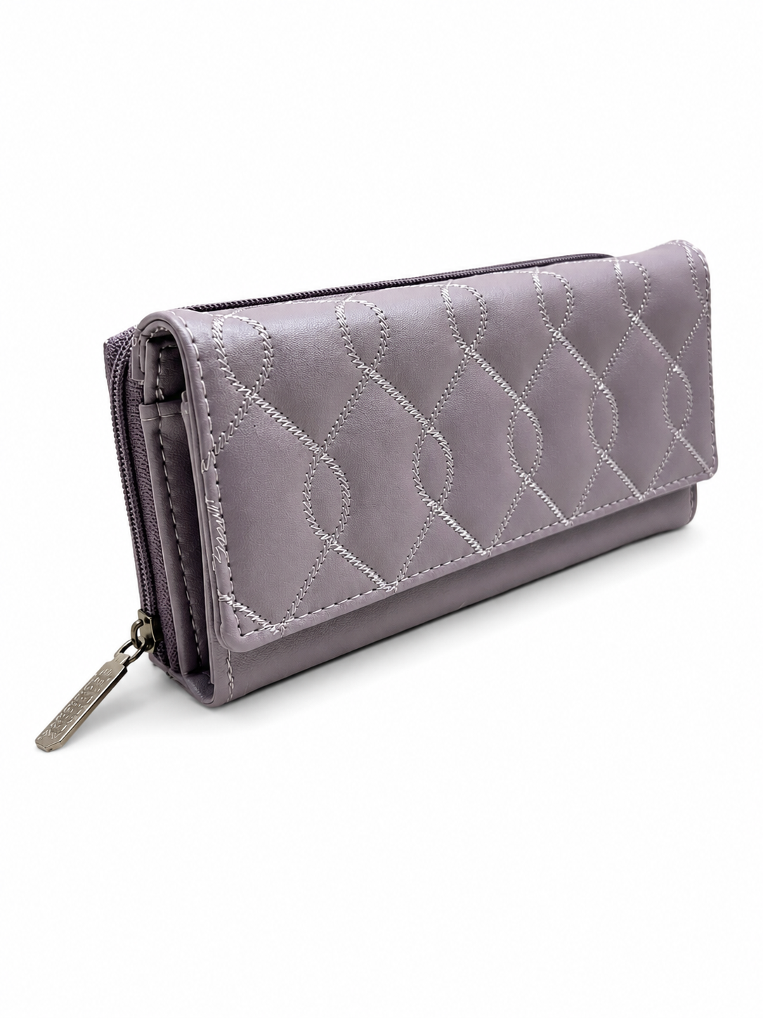 BATUTA Women’s Long Wallet | PU Leather Clutch Wallet for Women | 2 Zip | Multiple Card Slots | Cash & Mobile Holder