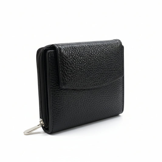 BATUTA Genuine Leather Ladies Wallet for Woman with 8 Card Slots - Clutch Purse for Girl, Wallet for  Ladies Stylish, Ladies Purse for Women Wallet,