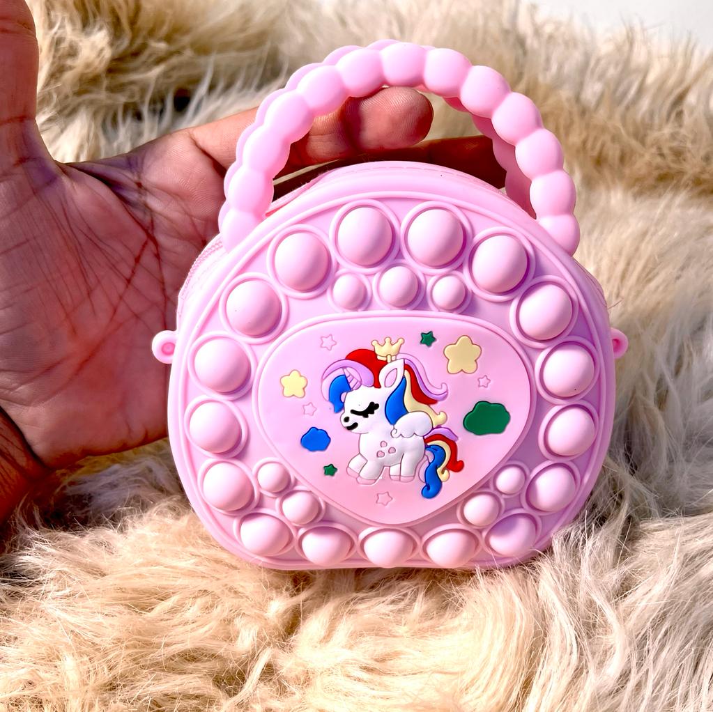 Mini Sling Bag for Girl Pop Purse for Girl and Pop Bag with