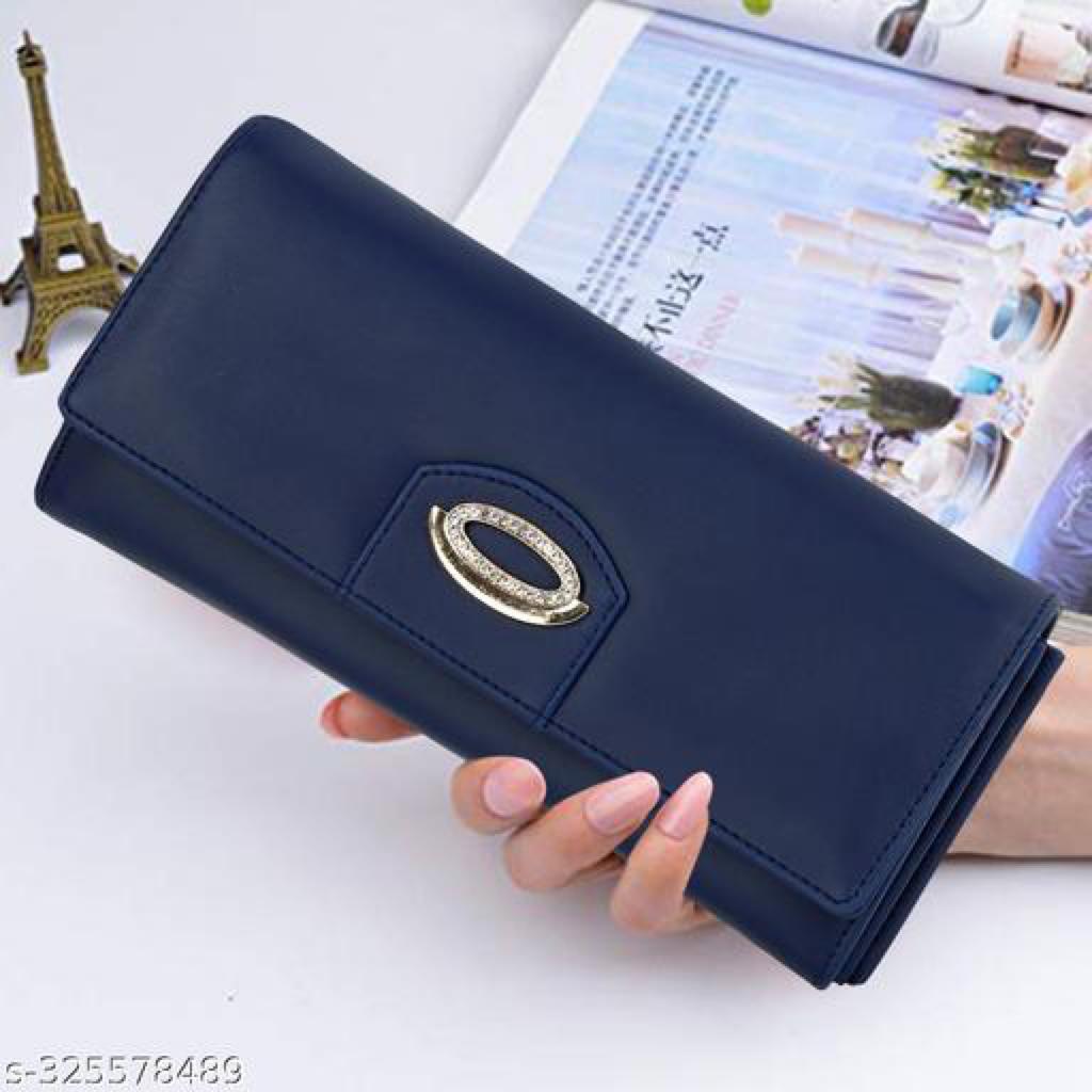 Fancy Hand Clutch For Women With 6 Card Slots & Phone Pockets Black