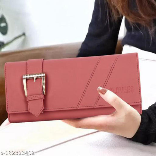 Women Fashionable Hand Purses Wallets Clutches With 6Card Slots And Phone Pocket