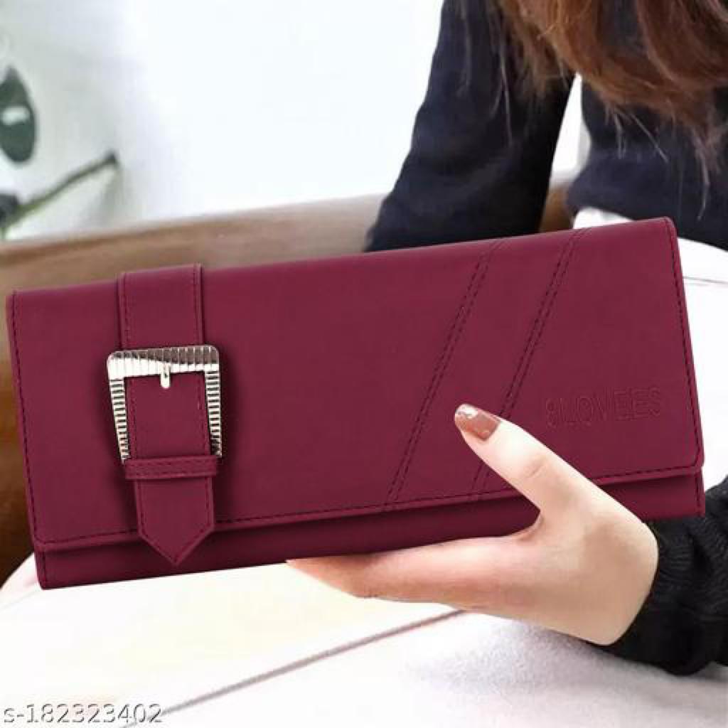 Women Fashionable Hand Purses Wallets Clutches With 6Card Slots And Phone Pocket